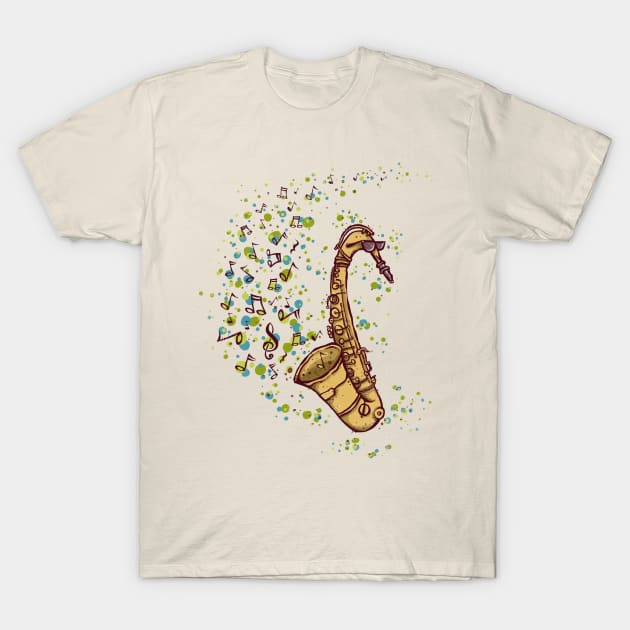 Addicted to Sax T-Shirt by kg07_shirts